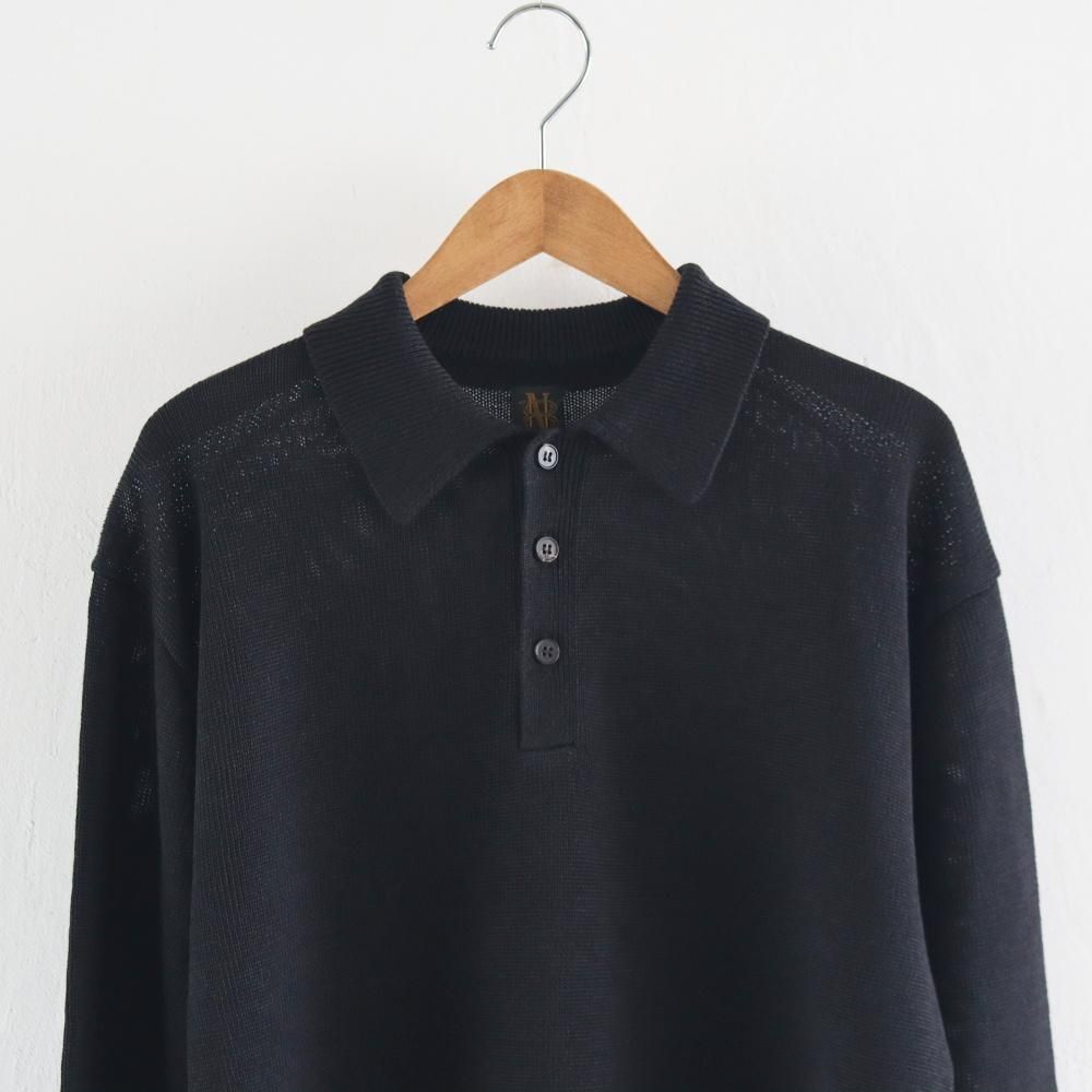 高感度ショップで2023年売れたブランド COUNT HIGH WASHED BATONER LINEN DIMPLE - POLO トップス
