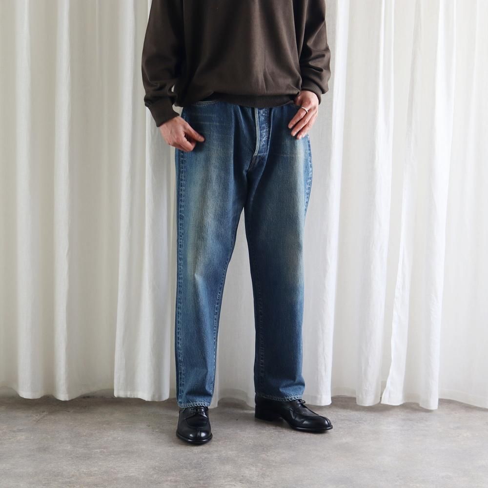 パンツ a.presse Washed Denim Pants 32 A.PRESSE - アプレッセ No.37 Washed Wide Denim Pants(24AAP-04
