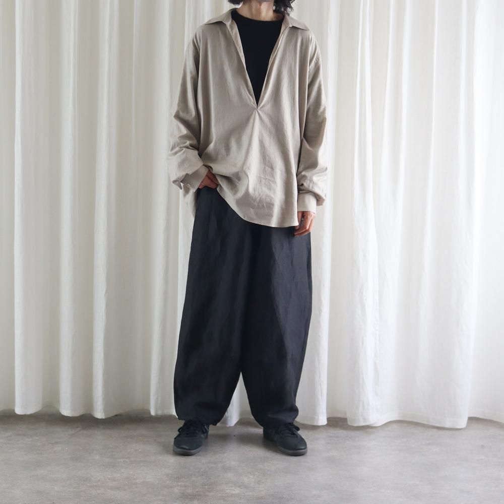 Graphpaper Back Satin Linen Cupro Parachute Pants - DIMPLE