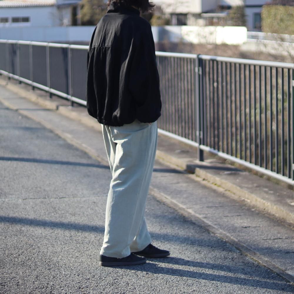 ssstein / シュタイン】VIS/LI TWILL SHIRRED LIGHT ZIP JACKET