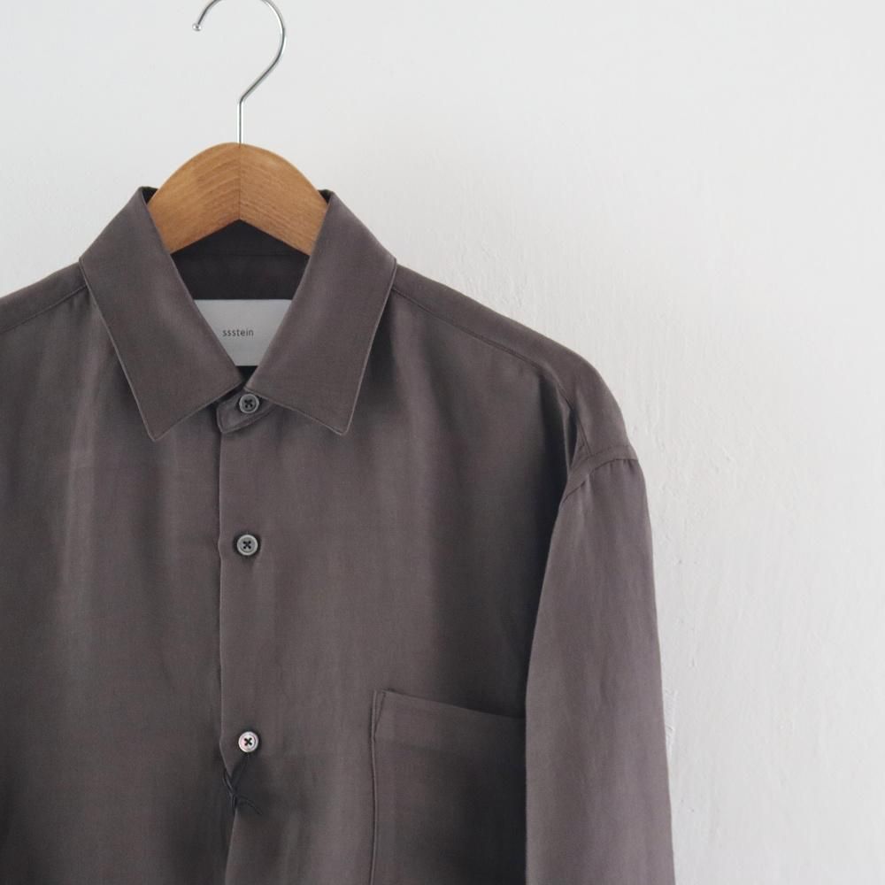 ssstein VIS/LI TWILL OVERSIZED LS SHIRT - DIMPLE