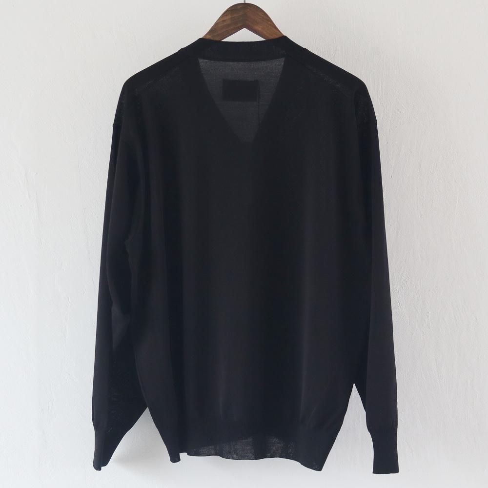 トップス ssstein WOOL SILK KNIT TUCKED CARDIGAN WOOL SILK KNIT TUCKED CARDIGAN – ssstein