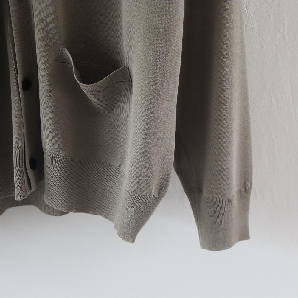 ssstein WOOL SILK KNIT TUCKED CARDIGAN (2 COLORS) - DIMPLE