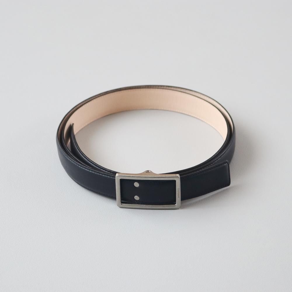 Graphpaper  Holeless Leather Classic Narrow Belt