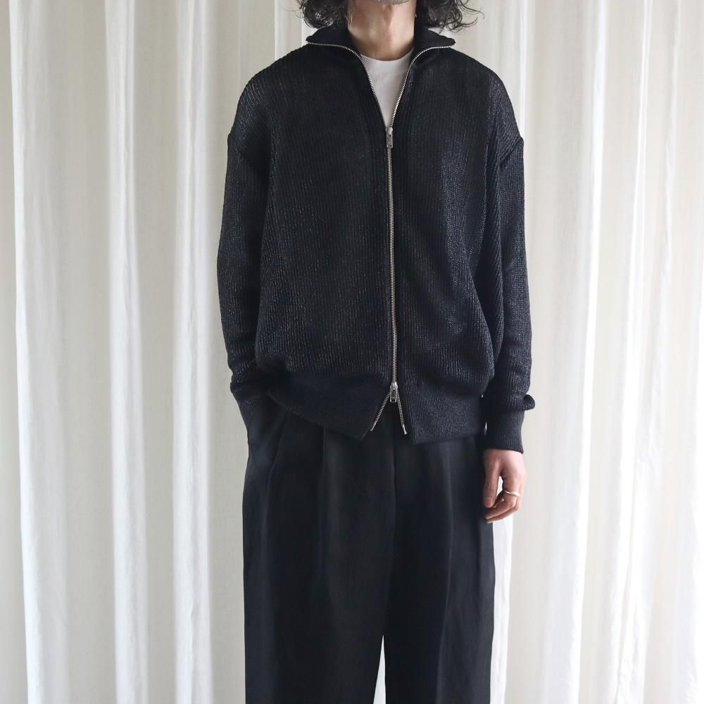 YOKE WASHI RAYON SHEER DS ニット 6470T YOKE ヨーク】 WASHI RAYON SHEER DRIVERS KNIT / ORANGE