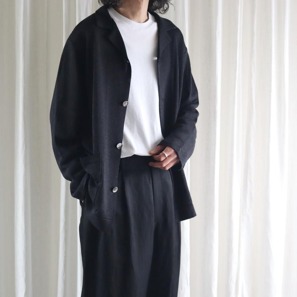 YOKE_MEN'S  WASHI RAYON KNIT JACKET