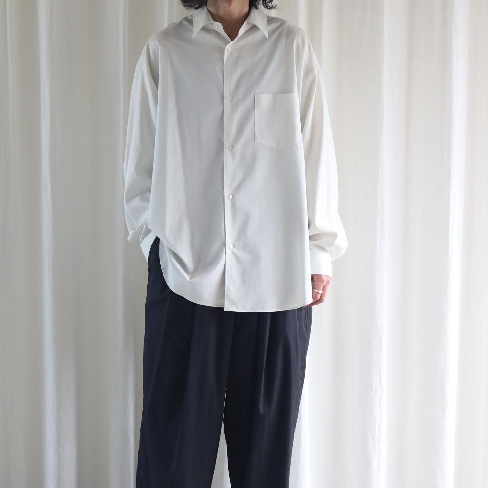 海外並行輸入正規品 Poplin Silicon Graphpaper Oversized (2 Shirt Collar Regular トップス