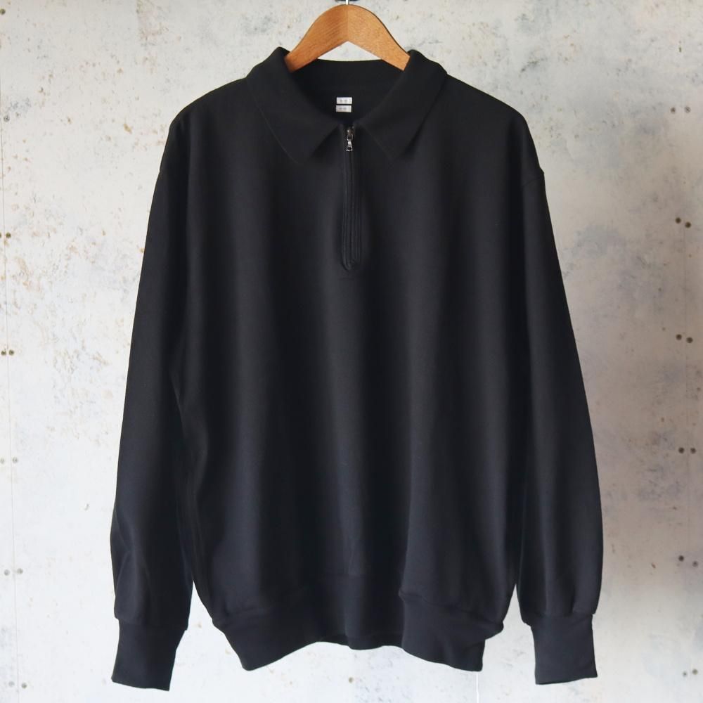 blurhms） C/Silk Nep Crew-zip (BHS23S031) | blurhms