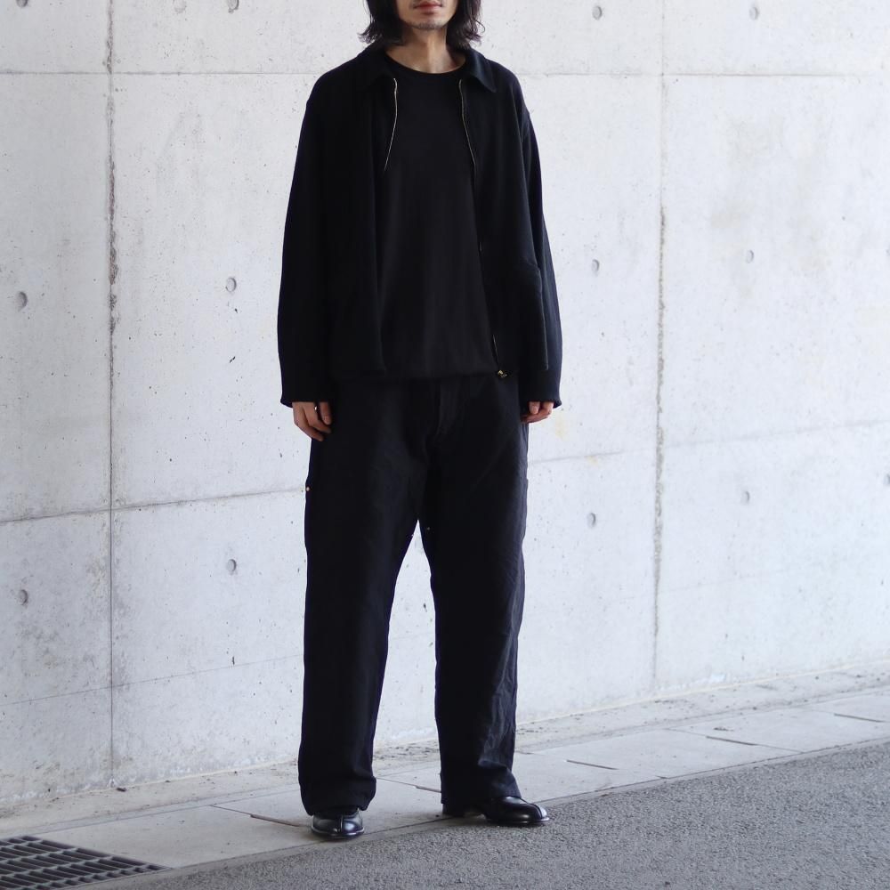 COMOLI ウール和紙 ジップショートジャケット - DIMPLE