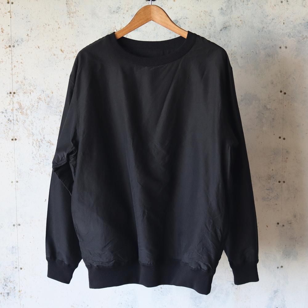 新品 25SS サイズ1 COMOLI リバーシブル プルオーバー ブラック
