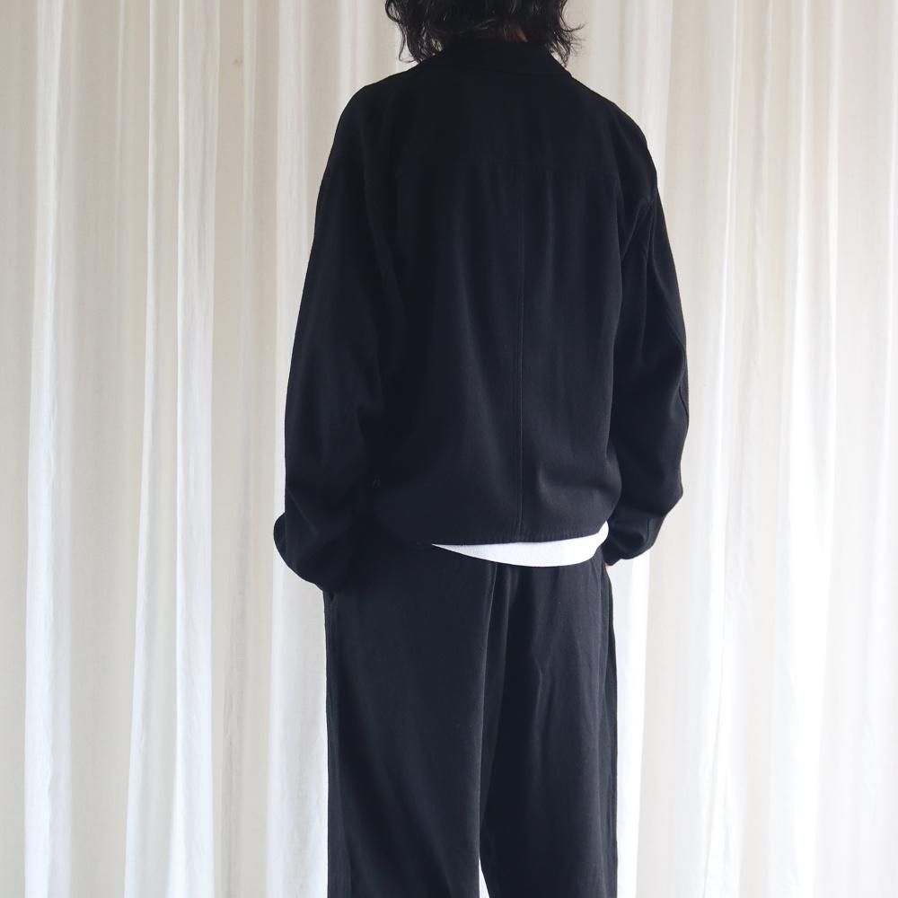 COMOLI シルクネップ ジップショートジャケット - DIMPLE