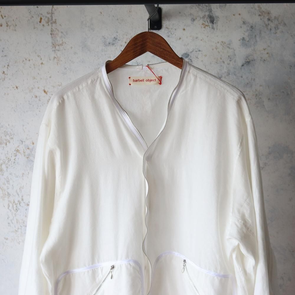 barbell object zip v jkt - DIMPLE