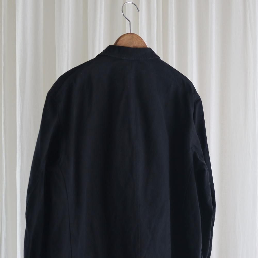 COMOLI ブラックドリル ジャケット - DIMPLE