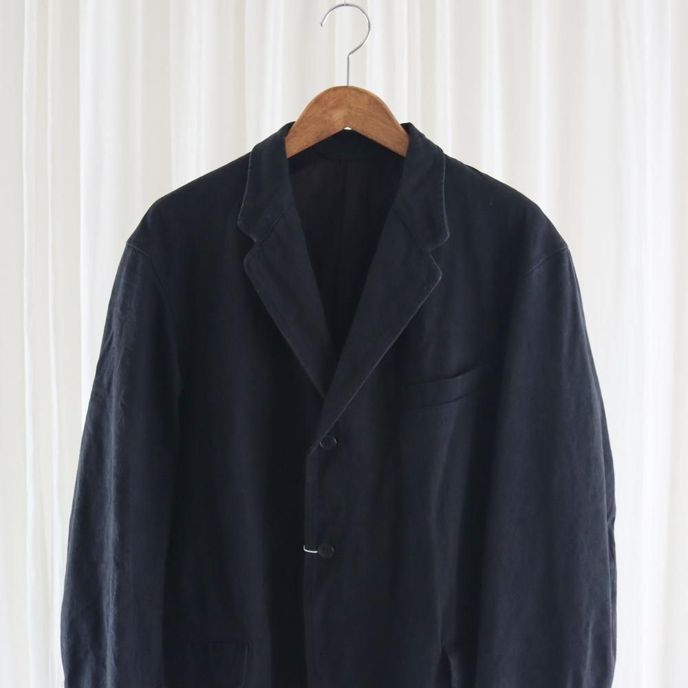 COMOLI ブラックドリル ジャケット - DIMPLE