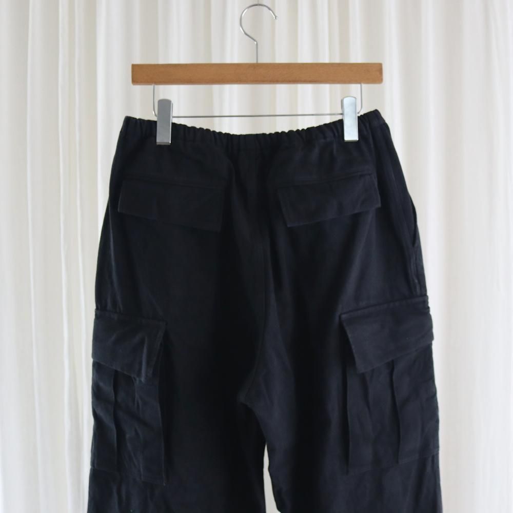 COMOLI ブラックドリル 6Pパンツ - DIMPLE