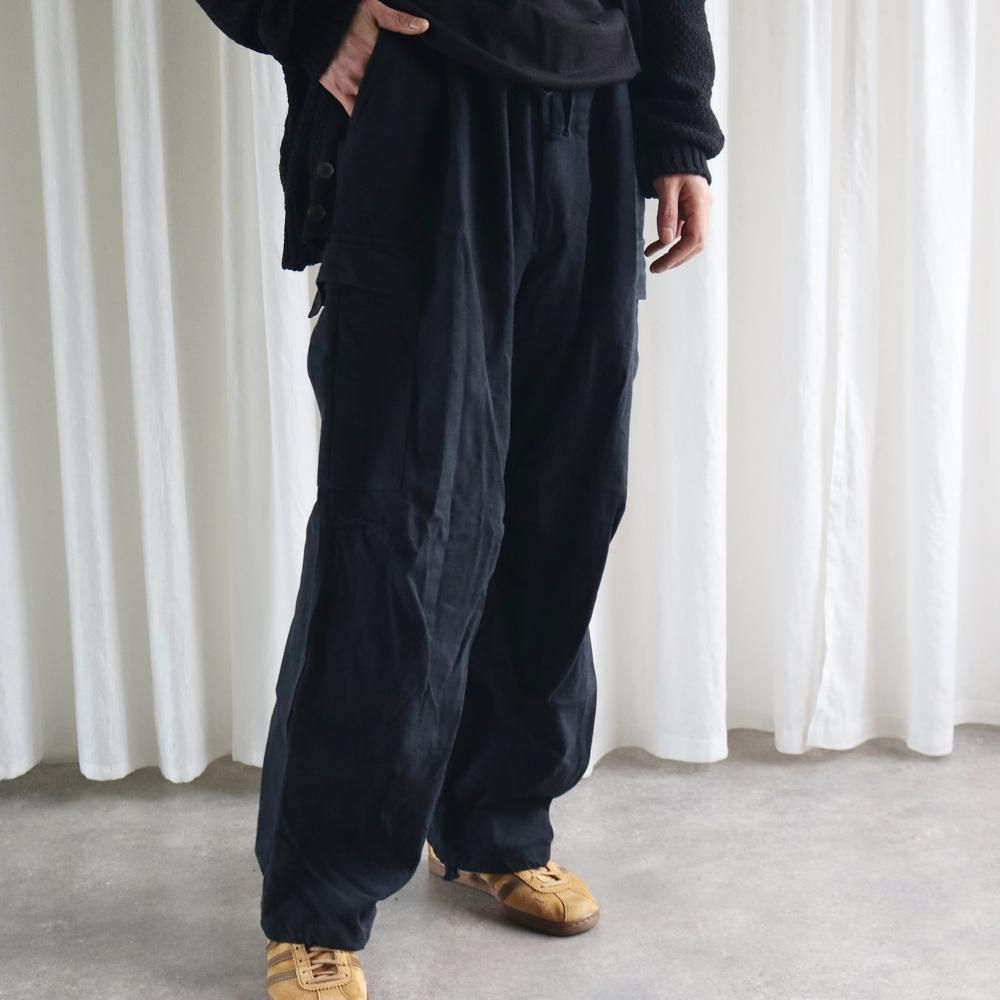 COMOLI ブラックドリル 6Pパンツ - DIMPLE COMOLI ブラックドリル 6Pパンツ - DIMPLE