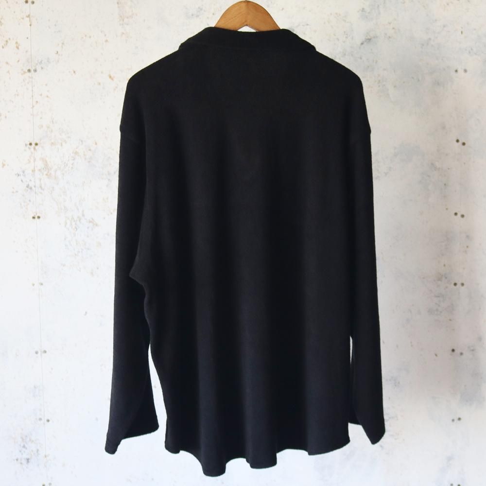 COMOLI パイル スキッパーシャツ - DIMPLE