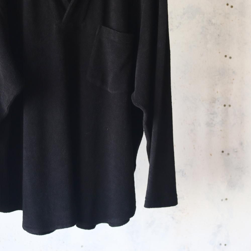 COMOLI パイル スキッパーシャツ - DIMPLE