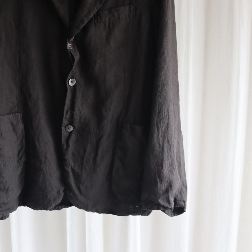 MAATEE&SONS ドS LINEN GARMENT DYED 無双 JACKET - DIMPLE