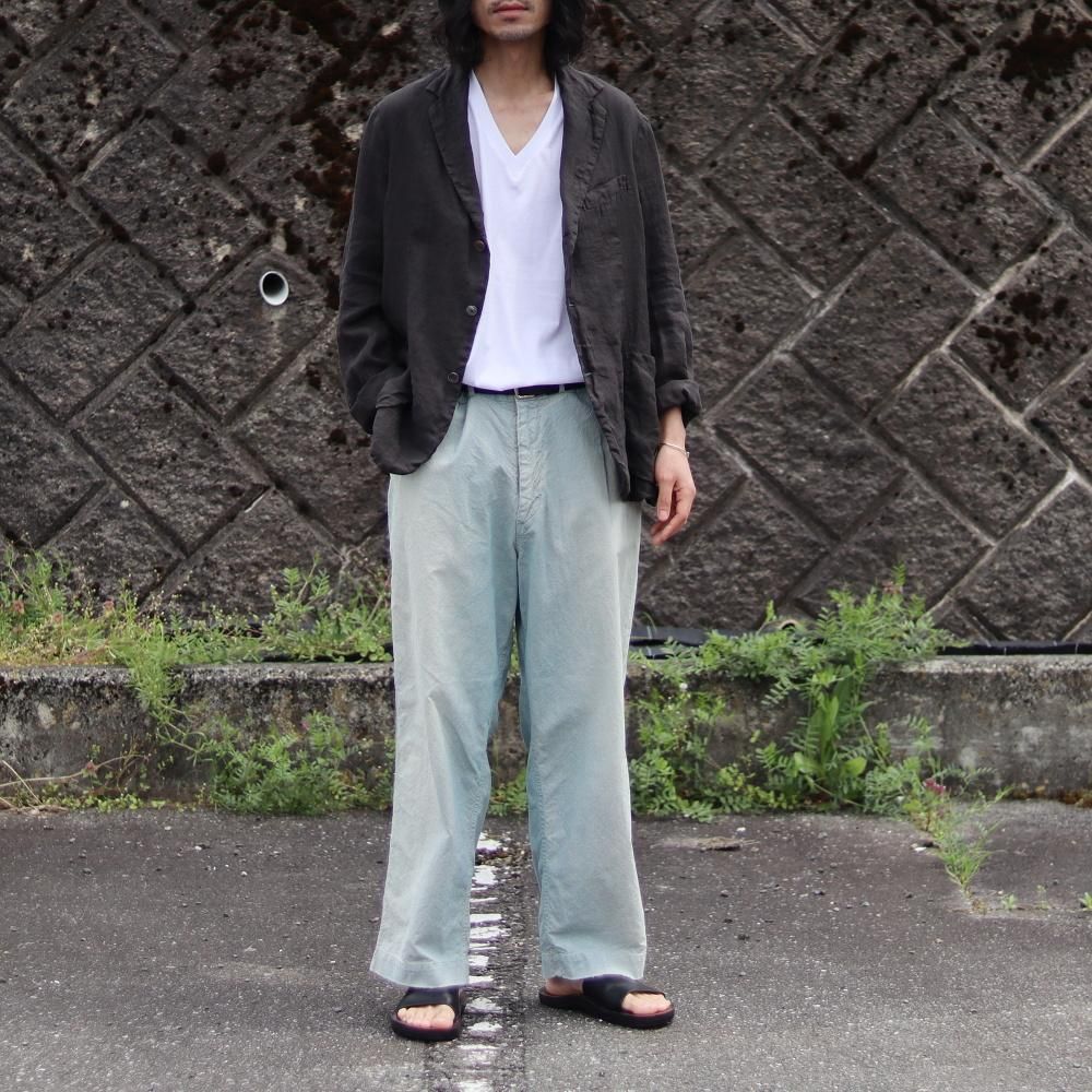 MAATEE&SONS ドS LINEN GARMENT DYED 無双 JACKET - DIMPLE