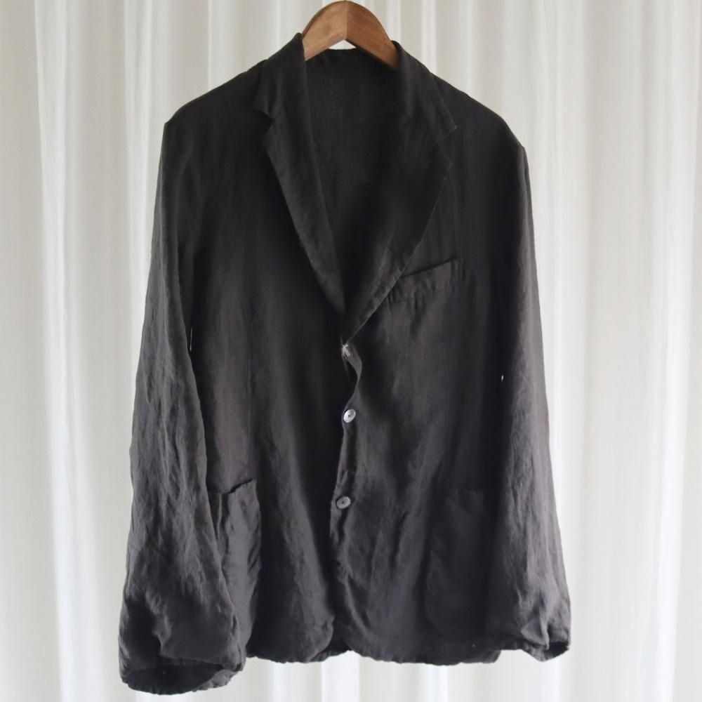 MAATEE&SONS ドS LINEN GARMENT DYED 無双 JACKET - DIMPLE