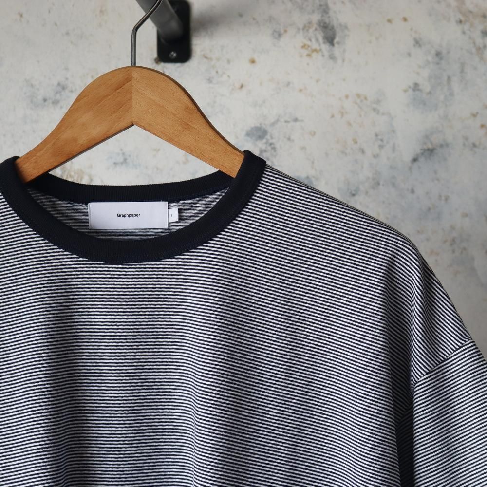 Graphpaper Narrow Border S/S Tee - DIMPLE