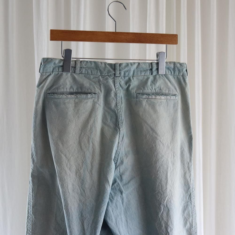 パンツ A.PRESSE Indigo Pin Check Work Pants A.PRESSE Indigo Pin Check Work Pants – unexpected store