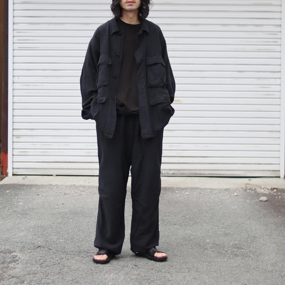 COMOLI フェードブラック ニータックパンツ - DIMPLE