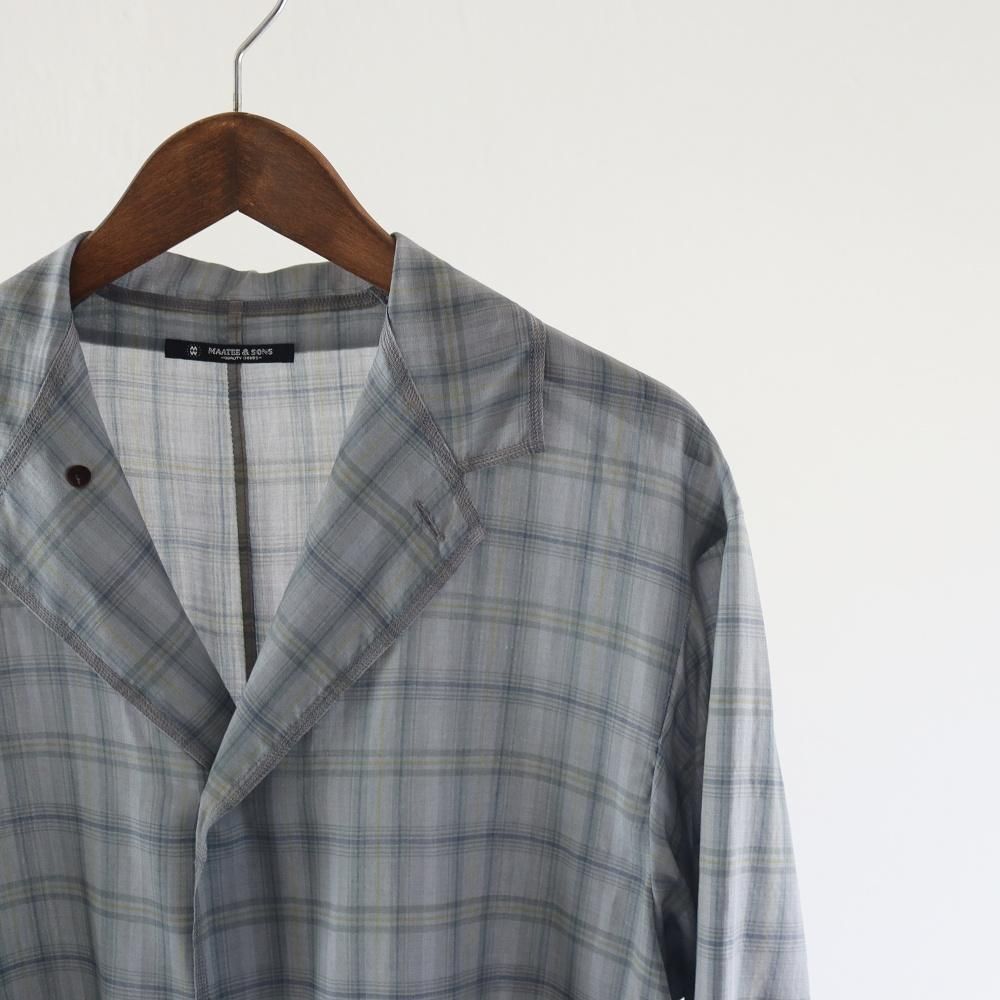 折って折ってSHIRTSJK Navy サイズ2 折って折って SHIRTS JACKET [NAVY TOP] - WUNDER 大阪 セレクト