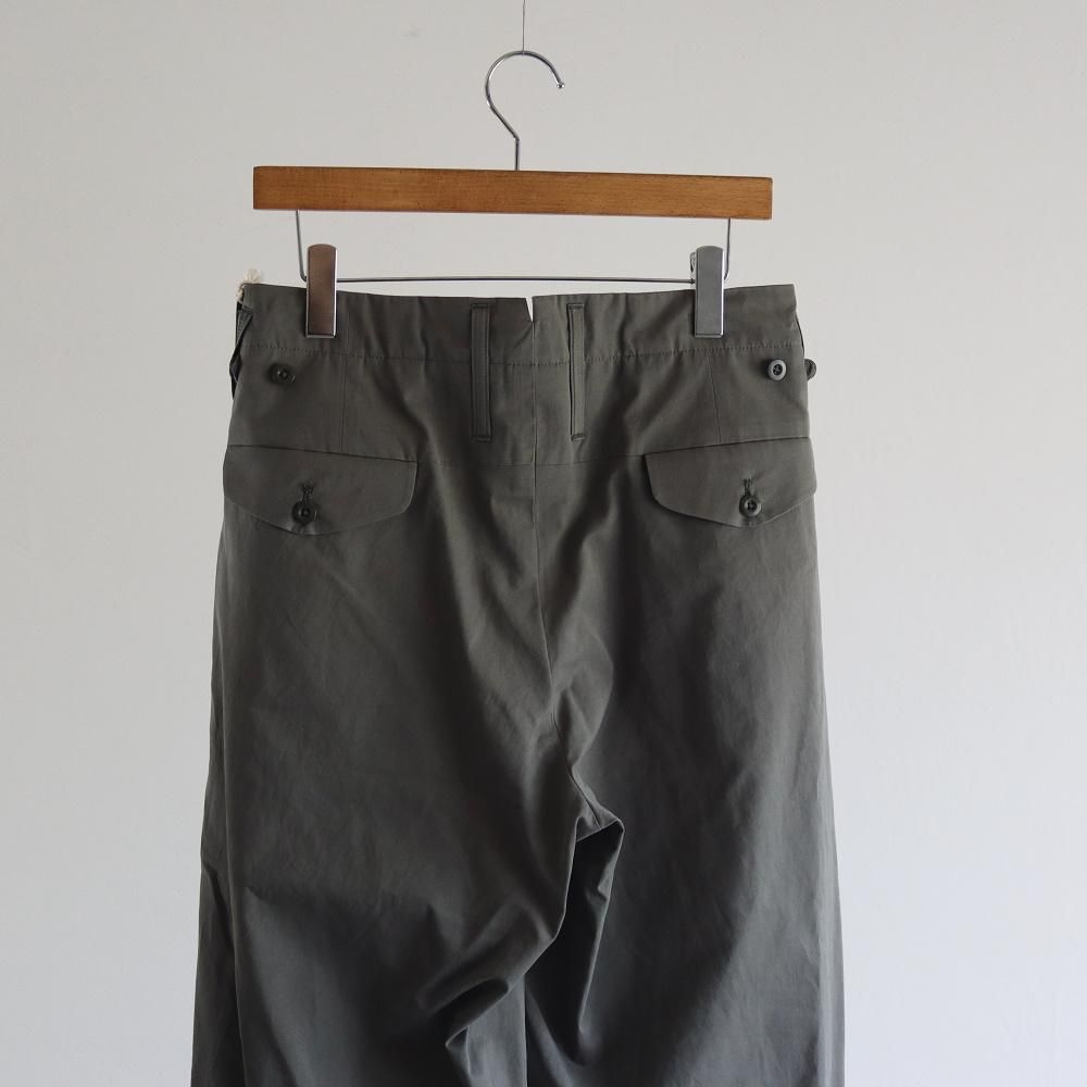 新品 MAATEE&SONS MILITARY SLACKS 25ss サイズ2 MAATEE&SONS MILITARY SLACKS - DIMPLE