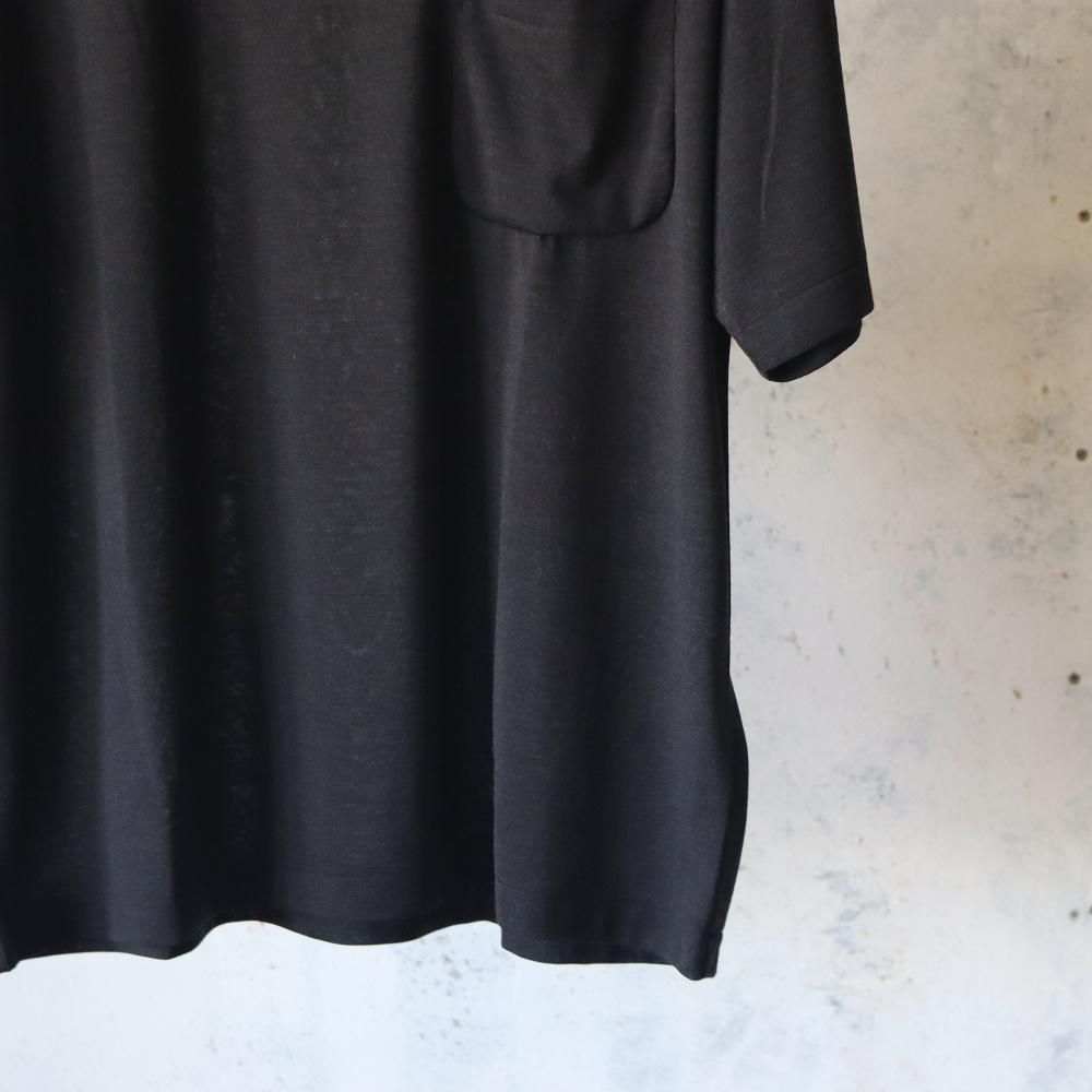 COMOLI サマーウール 半袖Tシャツ - DIMPLE