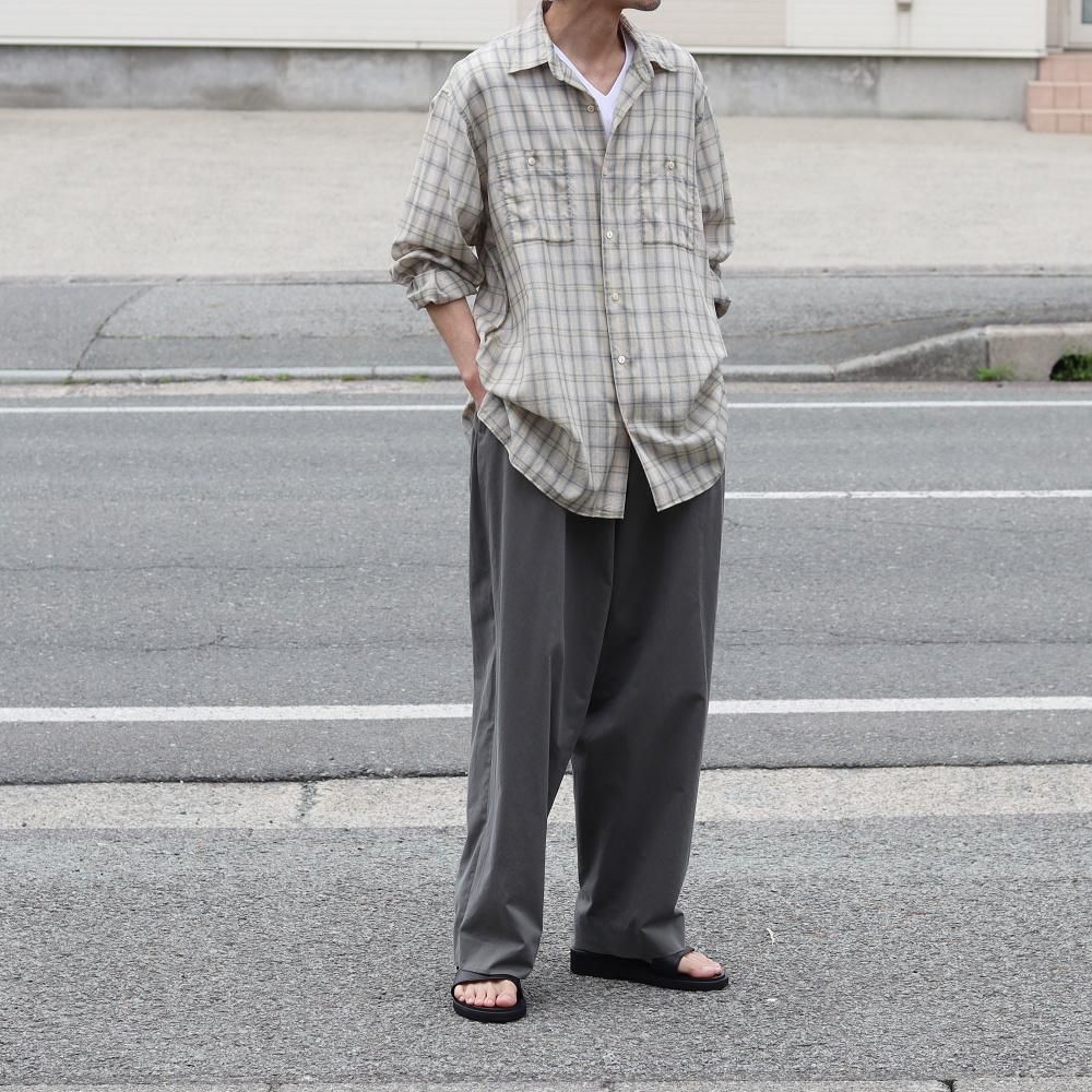 MAATEE&SONS 25SS フリンジSHIRTS鉄焙煎 MAATEE&SONS 鉄焙煎フリンジシャツ