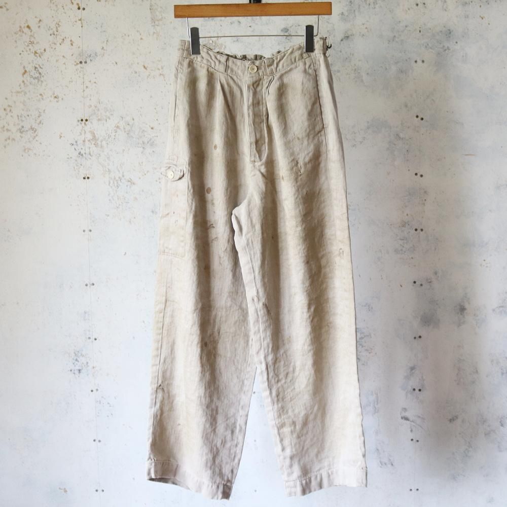 【shiun】HERRINGBONE EASY TROUSERS Sサイズ shiun(シウン) ONLINE STORE / HERRINGBONE EASY TROUSERS
