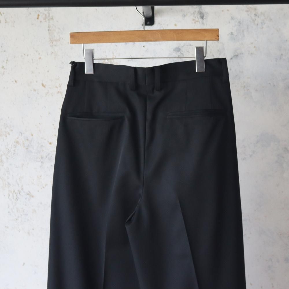 ssstein LONG WIDE TROUSERS - DIMPLE