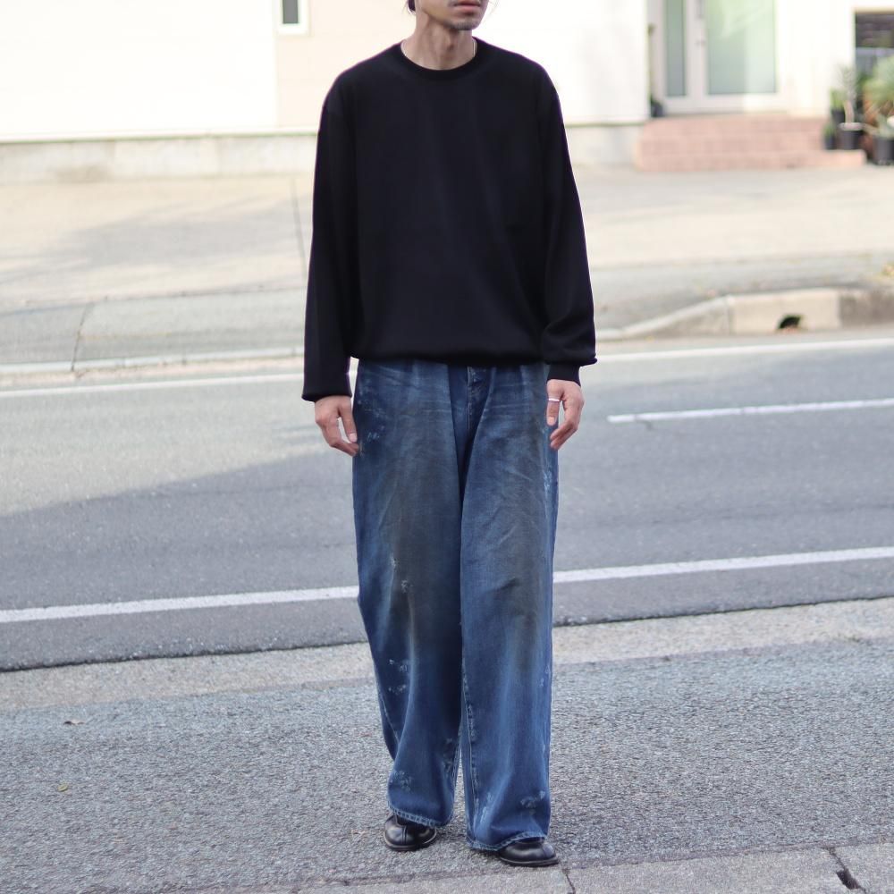 ssstein WOOL/SILK KNIT CREW NECK LS - DIMPLE