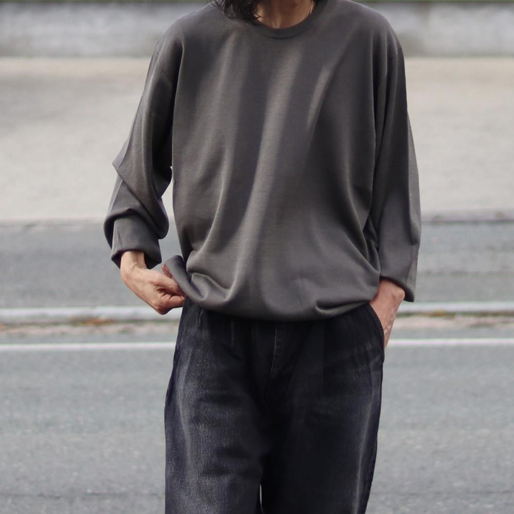 ssstein WOOL/SILK KNIT CREW NECK LS - DIMPLE