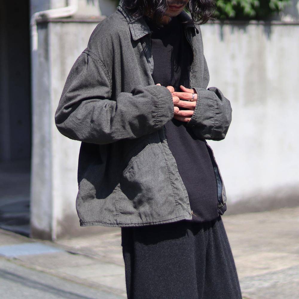 A.PRESSE  Vintage Black Chambray Sports Jacket