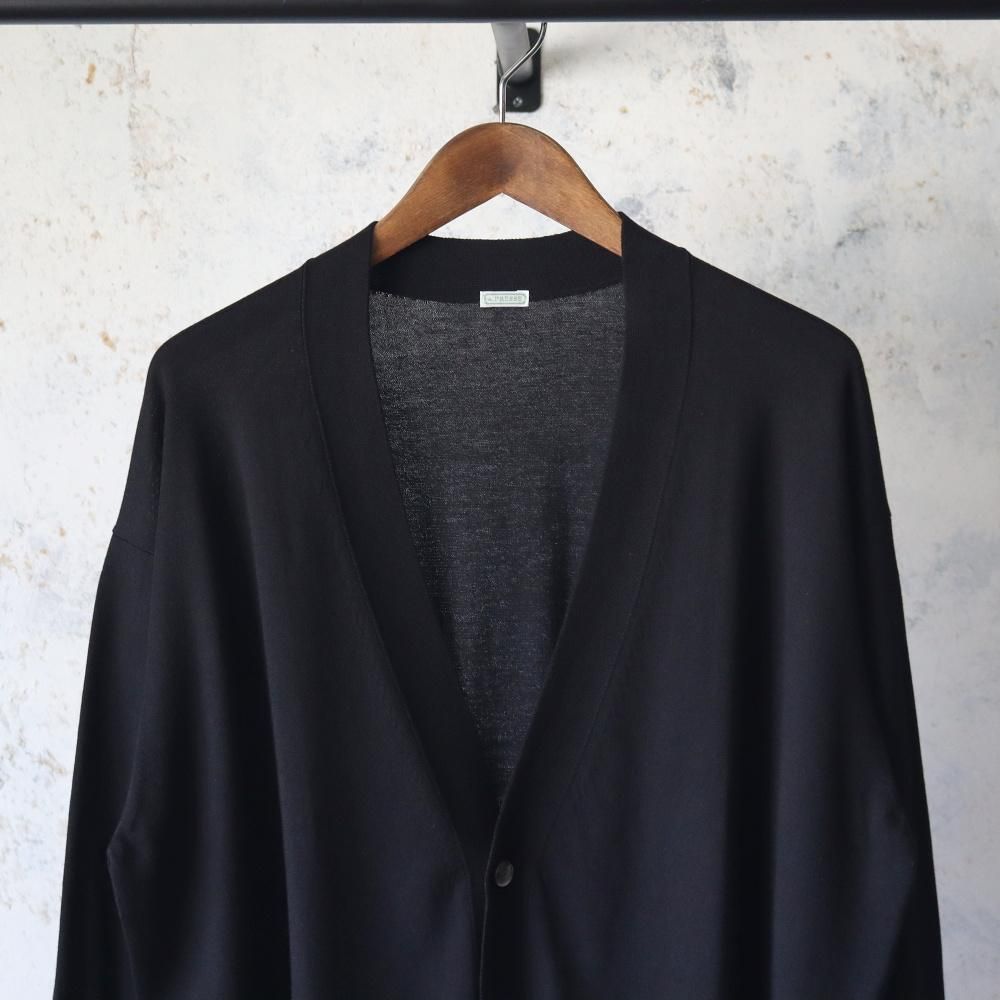 A.PRESSE Wool Cotton High Gauge Cardigan - DIMPLE