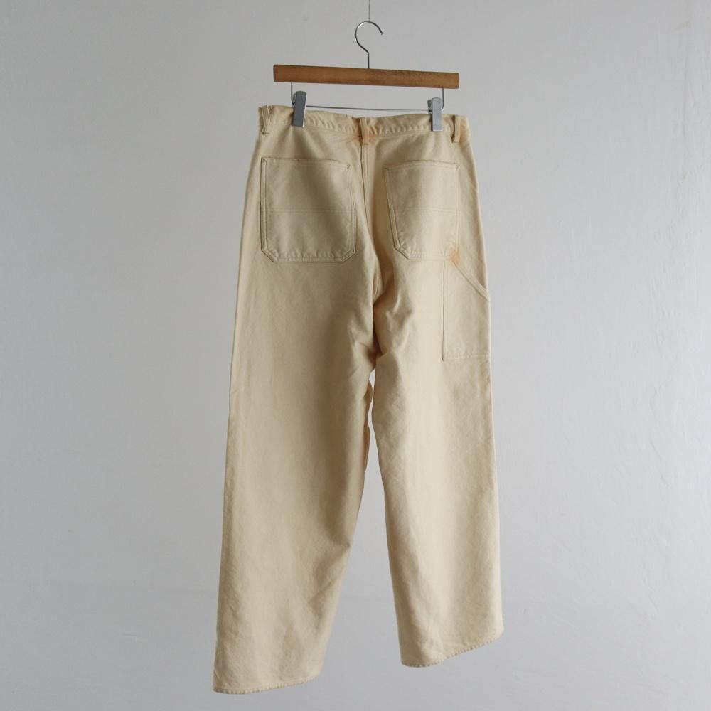 A.PRESSE Vintage Silk Hemp Double Knee Pants - DIMPLE