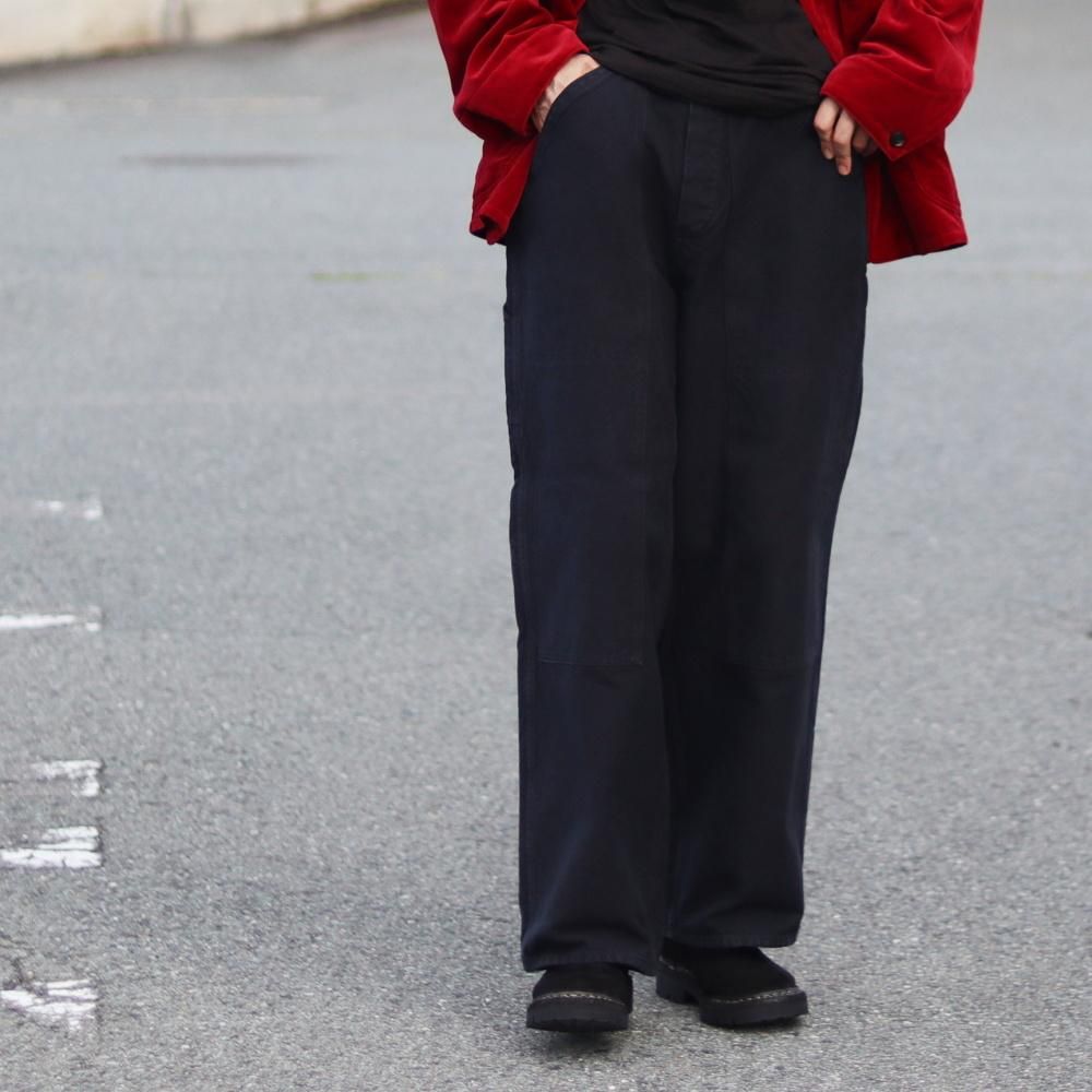 A.PRESSE  Vintage Silk Hemp Double Knee Pants