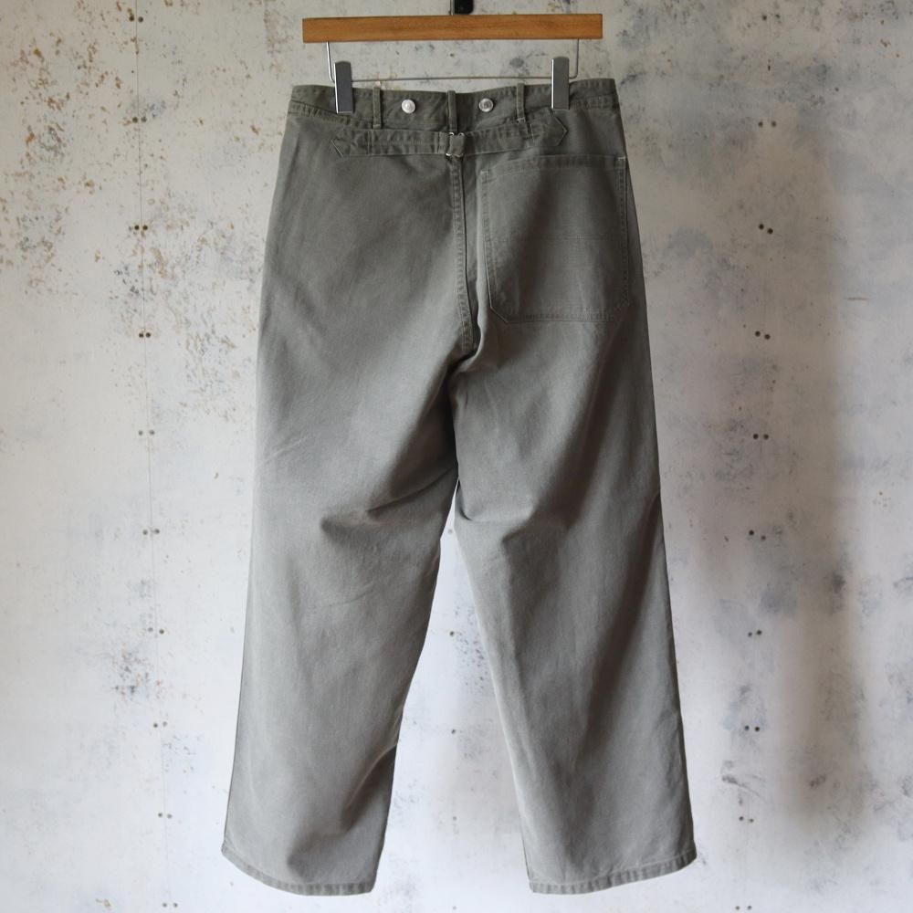 A.PRESSE Vintage Cinch Buckle Euro Work Pants - DIMPLE