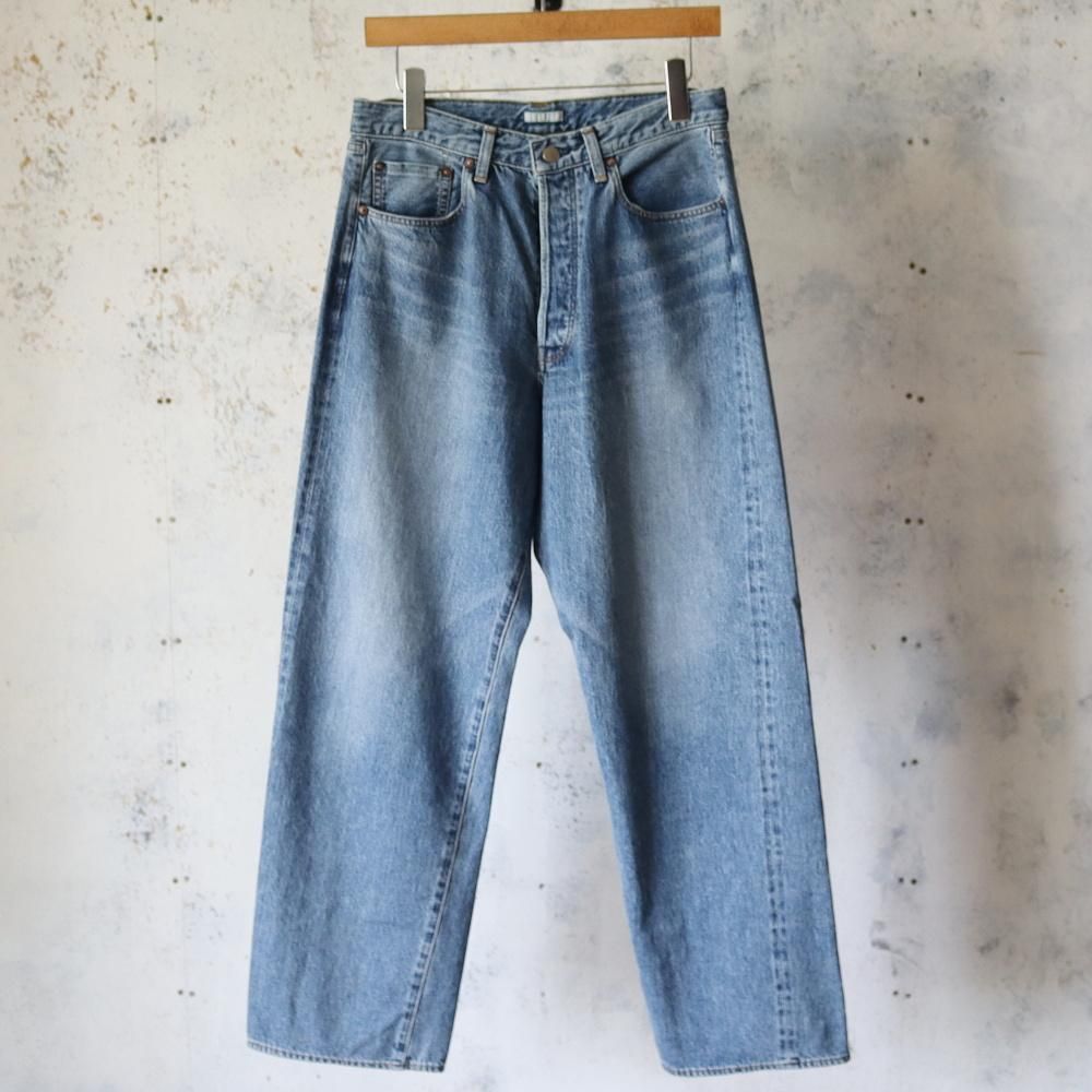ULTERIOR VINTAGE WASHED SELVEDGE DENIM 5P PANTS - DIMPLE