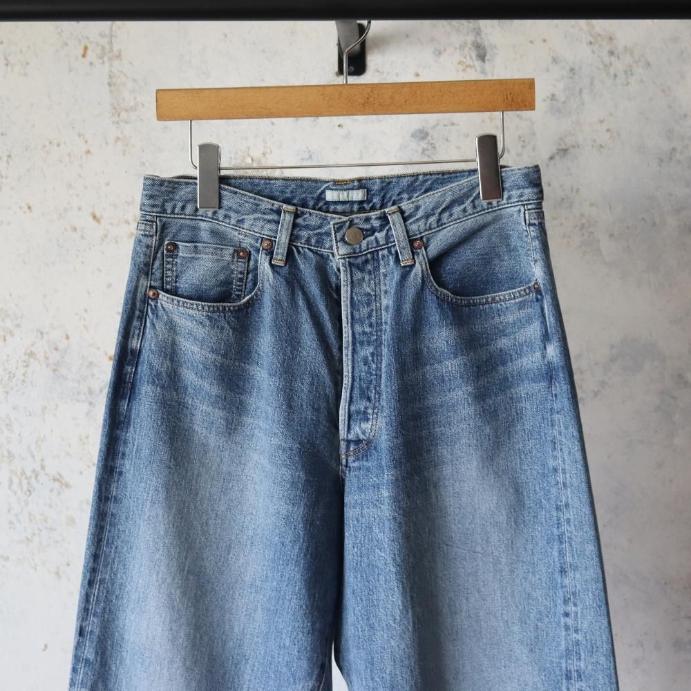 ULTERIOR VINTAGE WASHED SELVEDGE DENIM 5P PANTS - DIMPLE