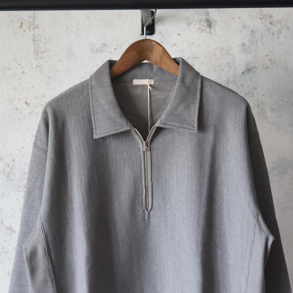 ULTERIOR FADED SILKY TERRY RW HALF ZIP P/O - DIMPLE