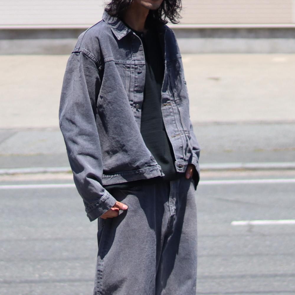 A.PRESSE  Vintage Gray Denim Jacket