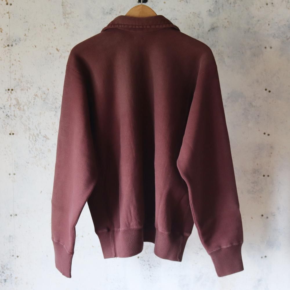 A.PRESSE Vintage Half Zip Sweatshirt - DIMPLE