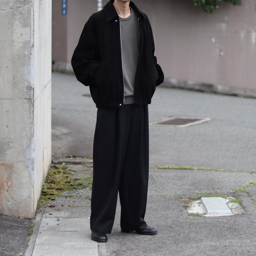 ssstein COW SUEDE ZIP SHORT JACKET - DIMPLE