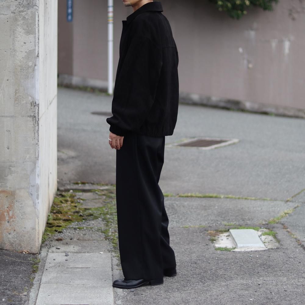 ssstein COW SUEDE ZIP SHORT JACKET - DIMPLE