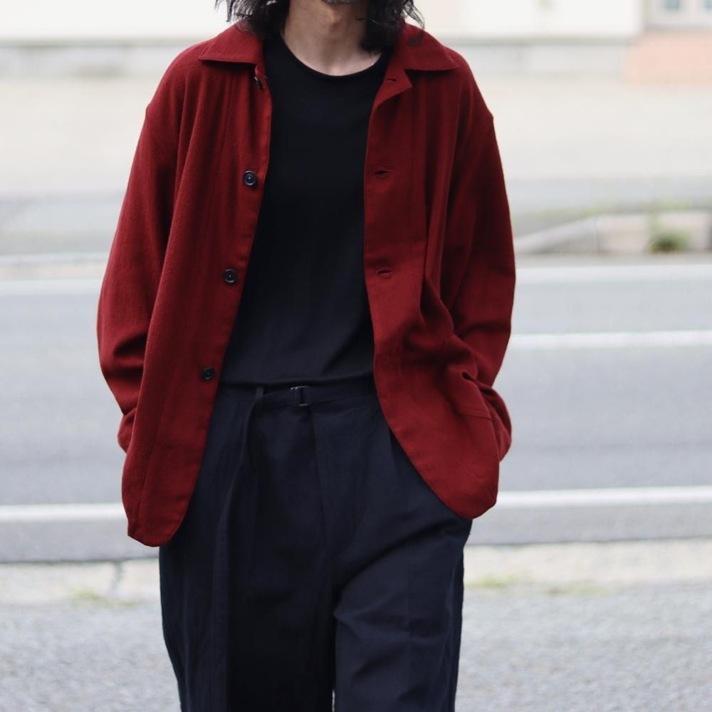 ULTERIOR WOOL SILK MESH SH-COVERALL - DIMPLE