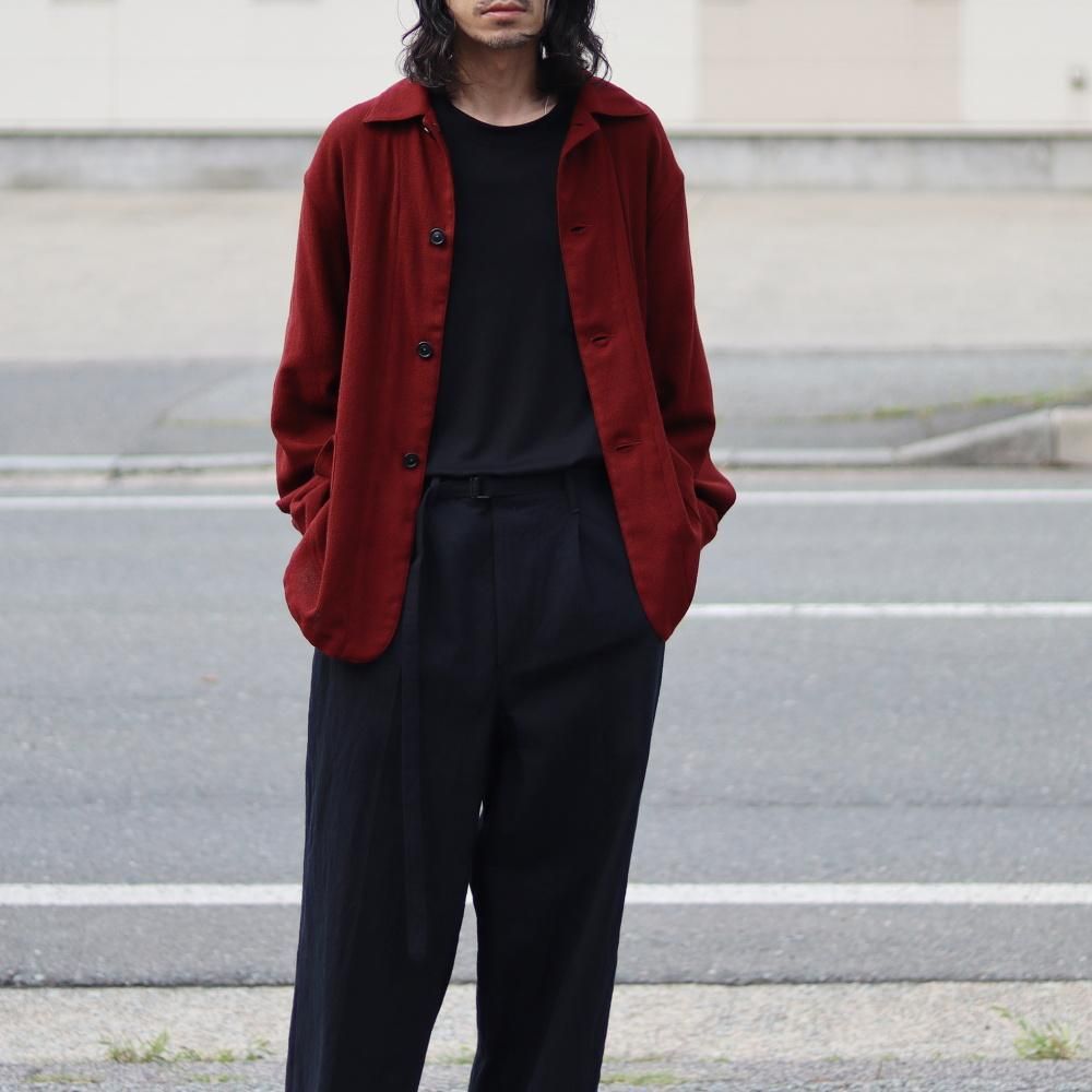 ULTERIOR WOOL SILK MESH SH-COVERALL - DIMPLE